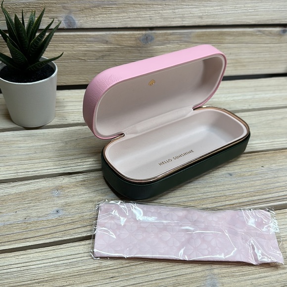 Kate Spade Glasses/Sunglasses Case (pink and green) - Picture 8 of 11